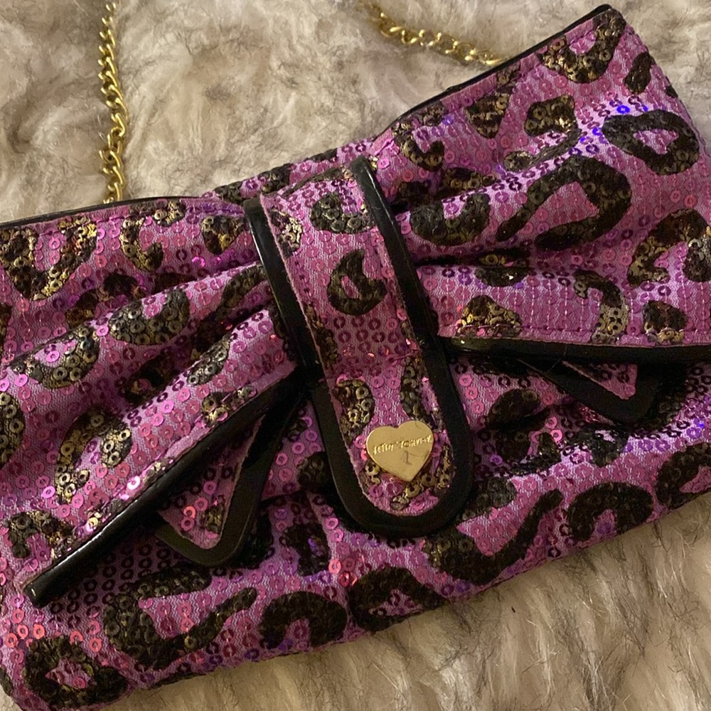 BETSEY JOHNSON, small crossbody with big bow
